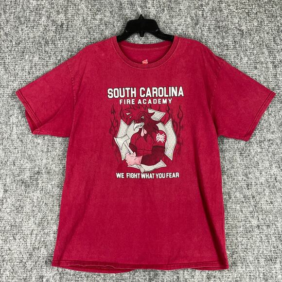 South Carolina Fire Academy Shirt Mens Extra Large First Responder Gamecocks - Picture 1 of 6